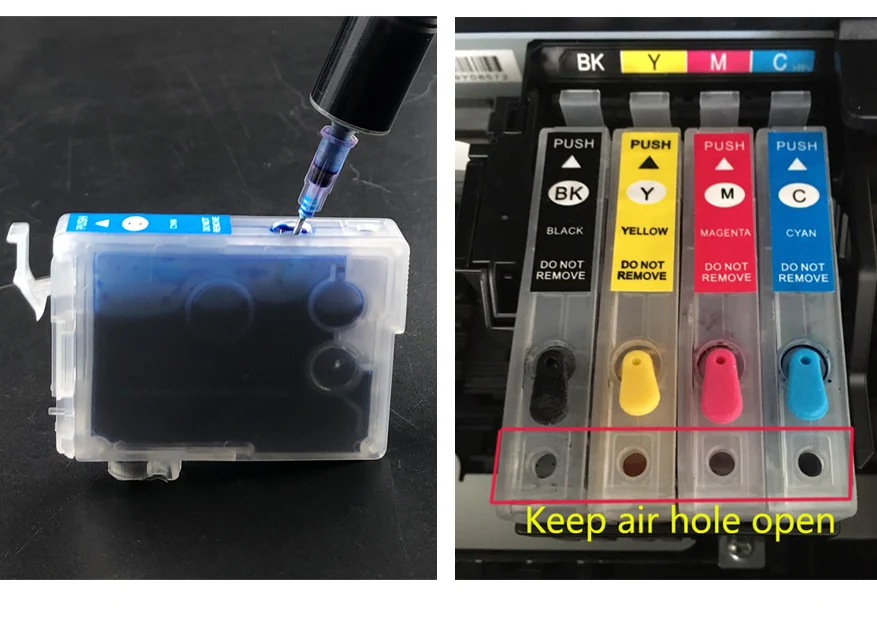 UP T03A1 603XL Refillable патрон чернил для принтера Epson XP 2100 2105 3100 3105 4100 WF 2810 2830 2850 с ARC