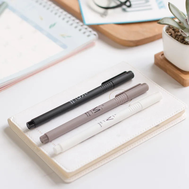 Мохамм 0 35 мм простой матовый Гель лак ручка с черной полной иглой трубка со