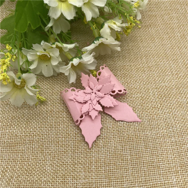 Бант цветок кружево карточка металлические штампы трафареты для сделай сам