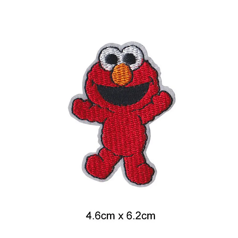 12 символов/набор вышитые наклейки на куртку Улица Сезам |