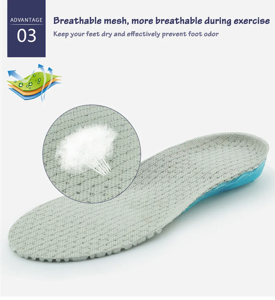 EVA Spring silicone sole insole flat feet orthotic insoles arch support orthopedic inserts Plantar Fasciitis,Feet Pain,foot care