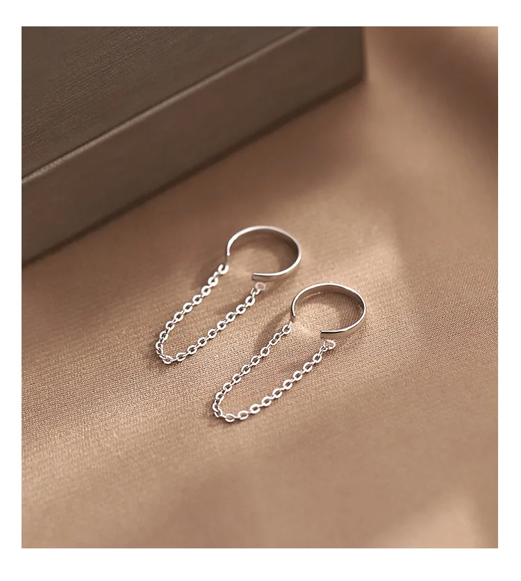 Ювелирные изделия для ушей из серебра s925 пробы ювелирные с клипсой ретро-клипса