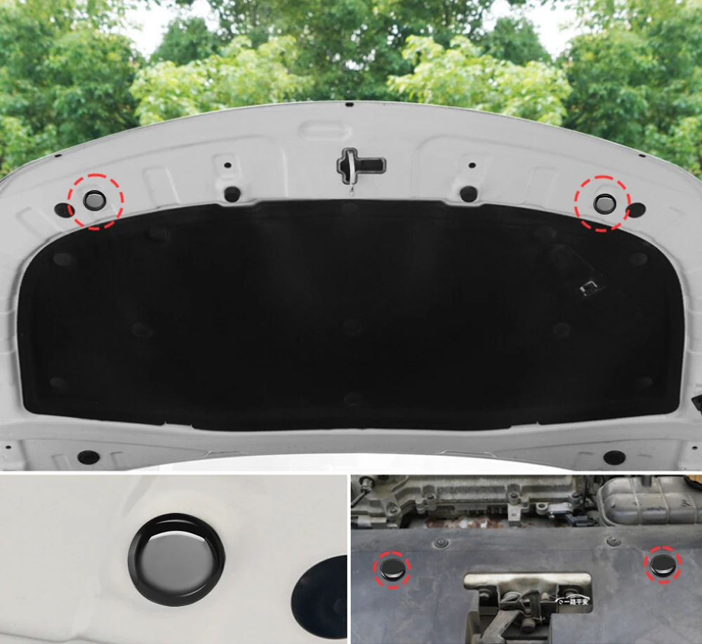 Автомобильная дверная буферная амортизация амортизаторы аксессуары для toyota C-HR 4