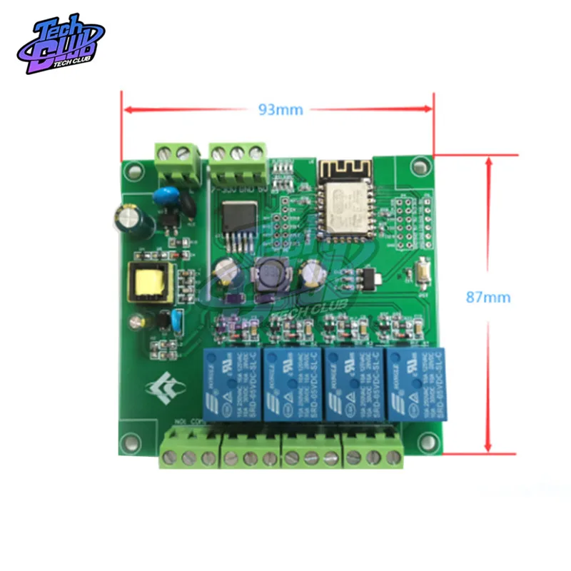 5V 4 WIFI реле канала модуль ESP8266 ESP 12F макетная плата и формирующая листы для кровли м