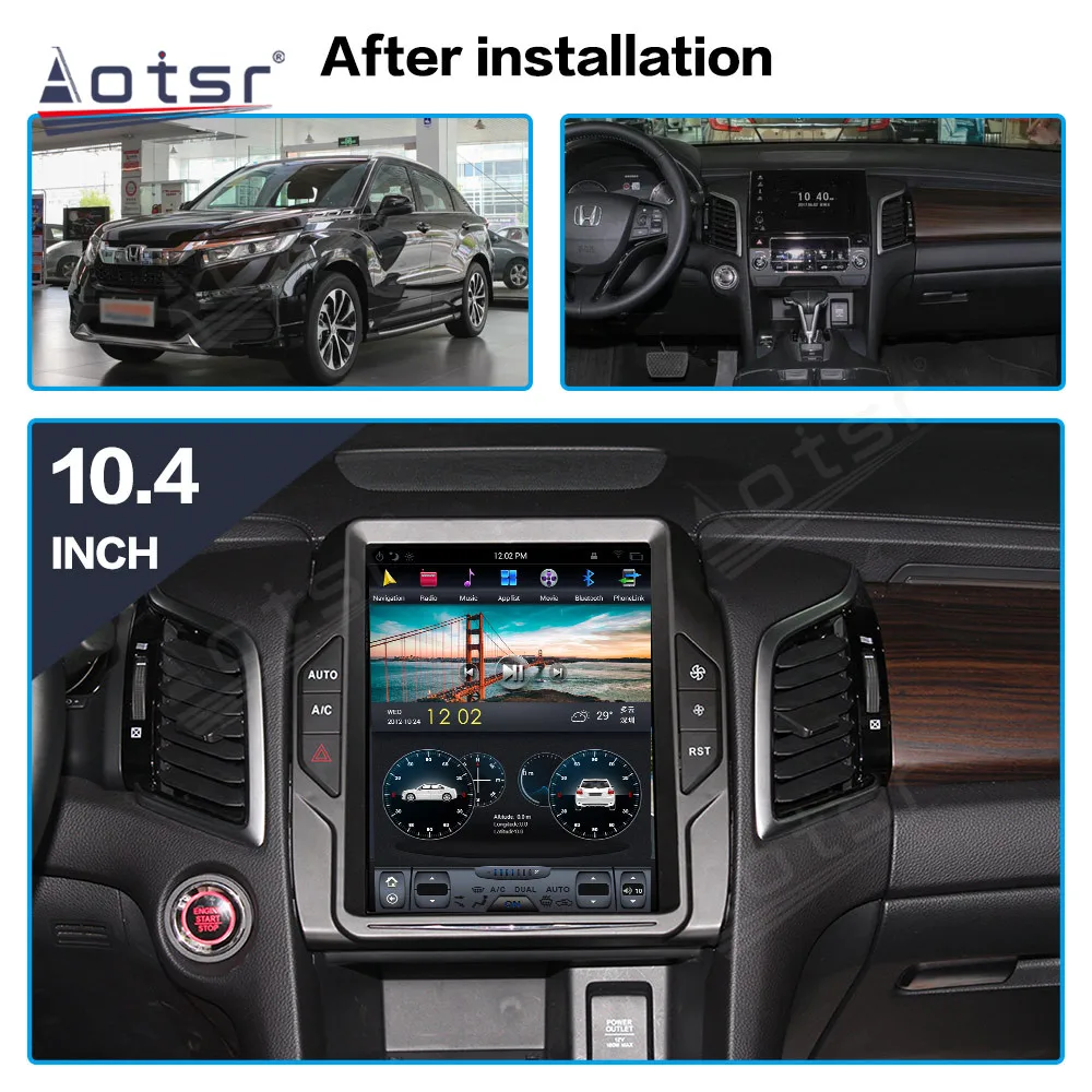 Aotsr Android 13 4 + 128G для Honda Avancier 2017 2018 автомобильное радио-навигация головное