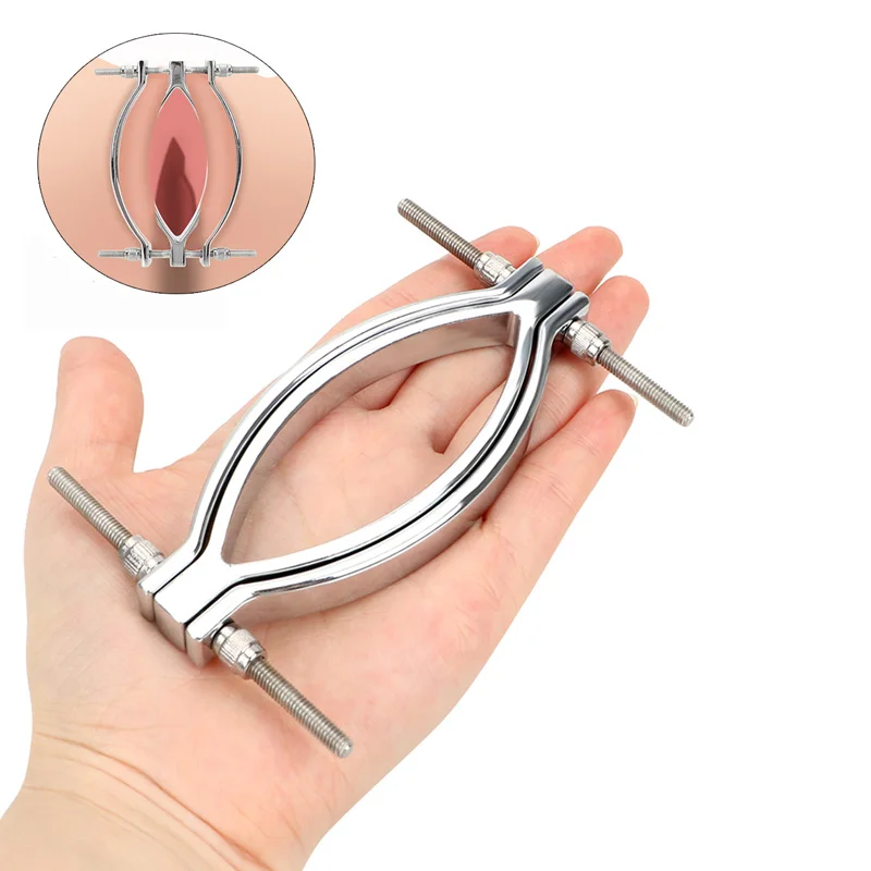 Зажим для клитора из нержавеющей стали зажимы вагинальный дилатор Стимулятор