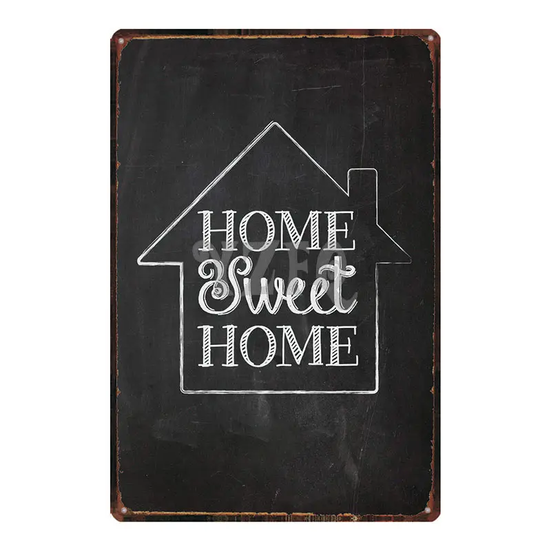 Домашняя Милая домашняя декоративная доска винтажная табличка настенное