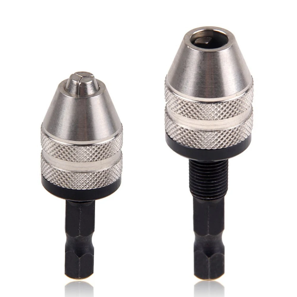 Quick Change Electric screwdriver Drill Chuck Keyless Bit Hex Shank Adapter Converter 0.3-3.4mm | Инструменты