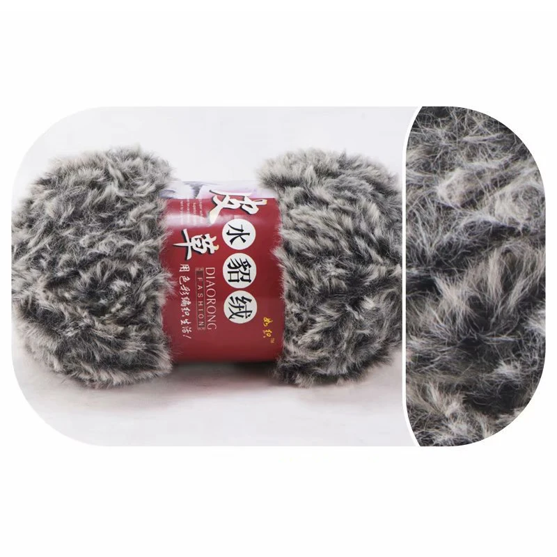 Мягкий теплый искусственный мех мохеровая шерсть Имитация волос норковая пряжа