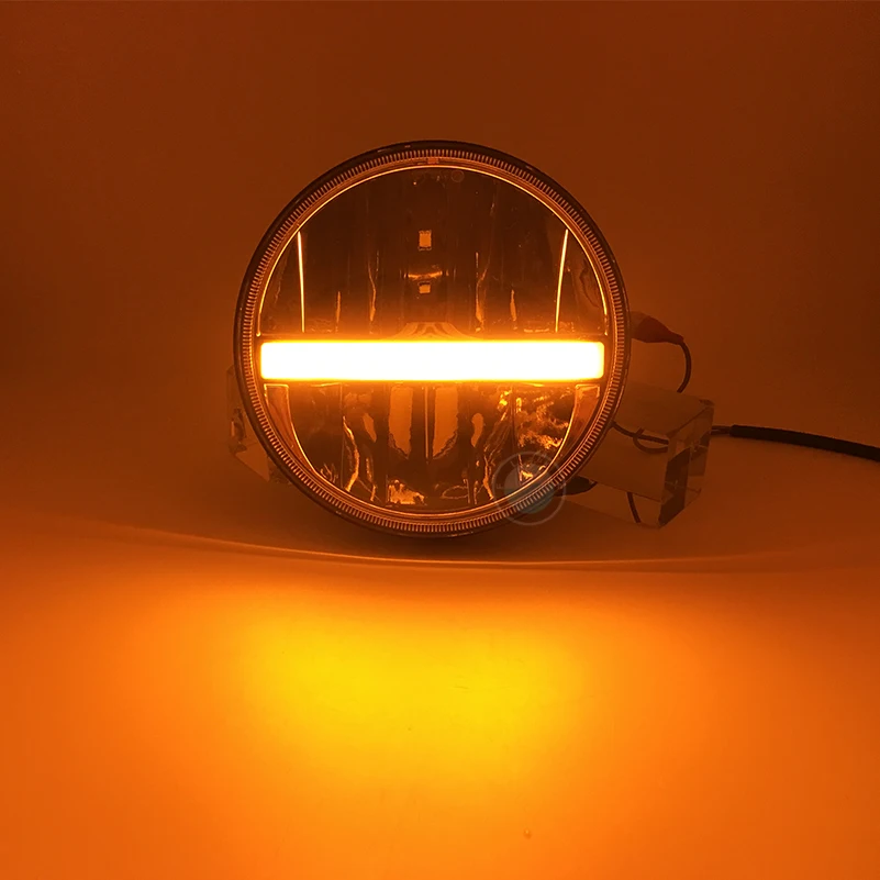 7 дюймов светодиодные фары с полосы света &quotСВЕТОДИОДНАЯ головная фара дальнего