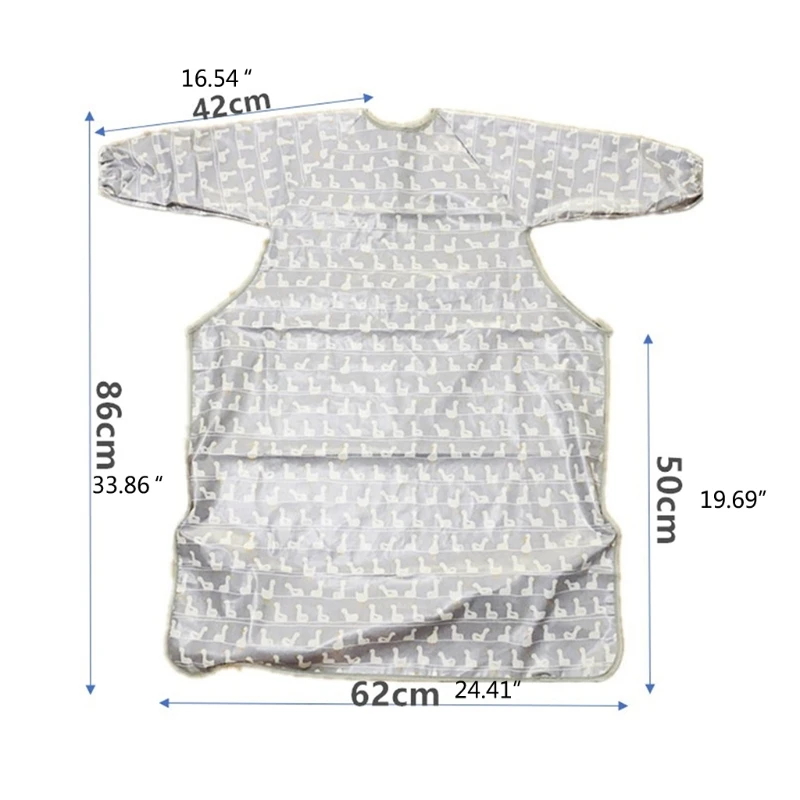 

H3CD Newborn Bib Table Cover Baby Dining Chair Gown Waterproof Saliva Towel Burp Apro