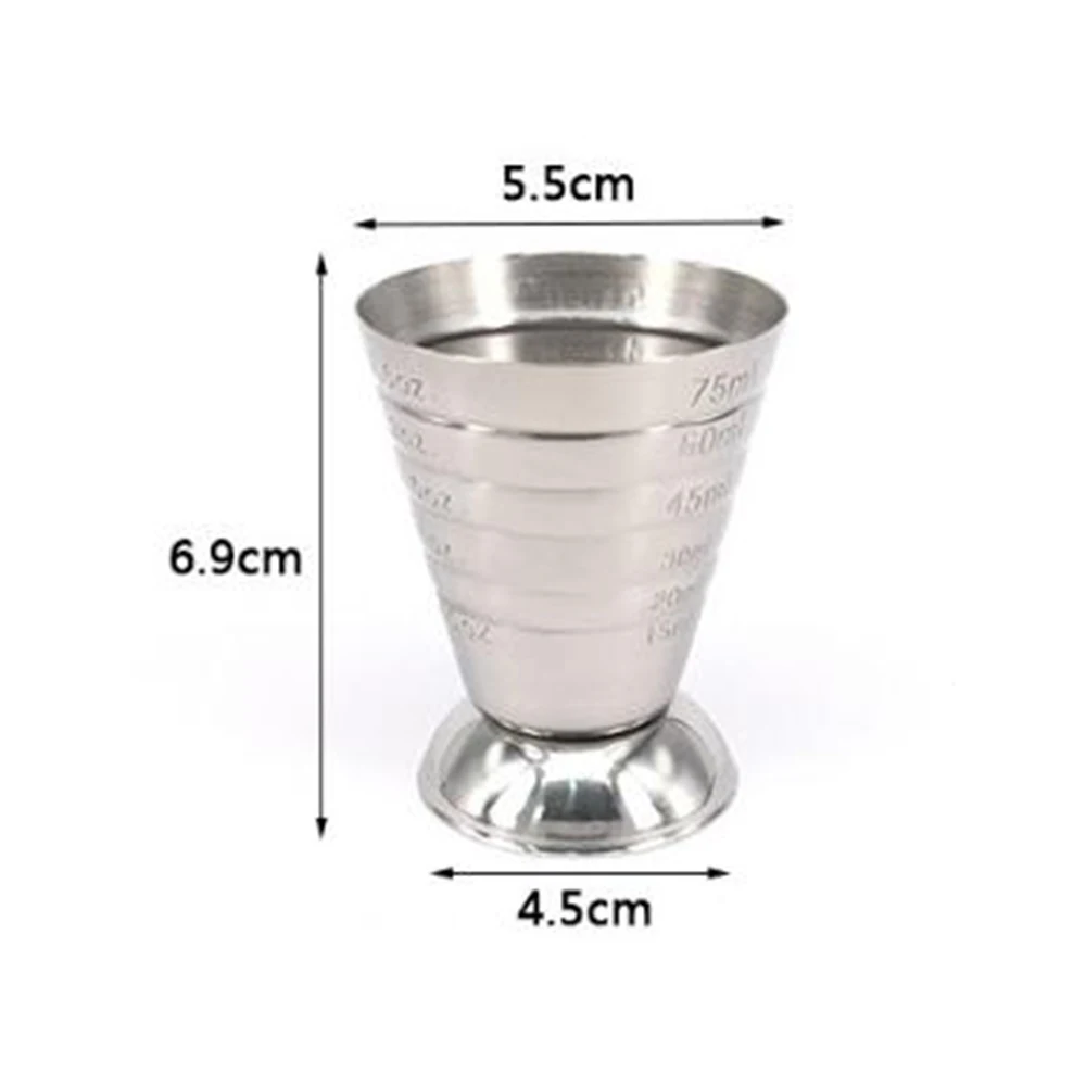 2019 новый полезный большой 75 мл Multifuction металлический мерный стаканчик для
