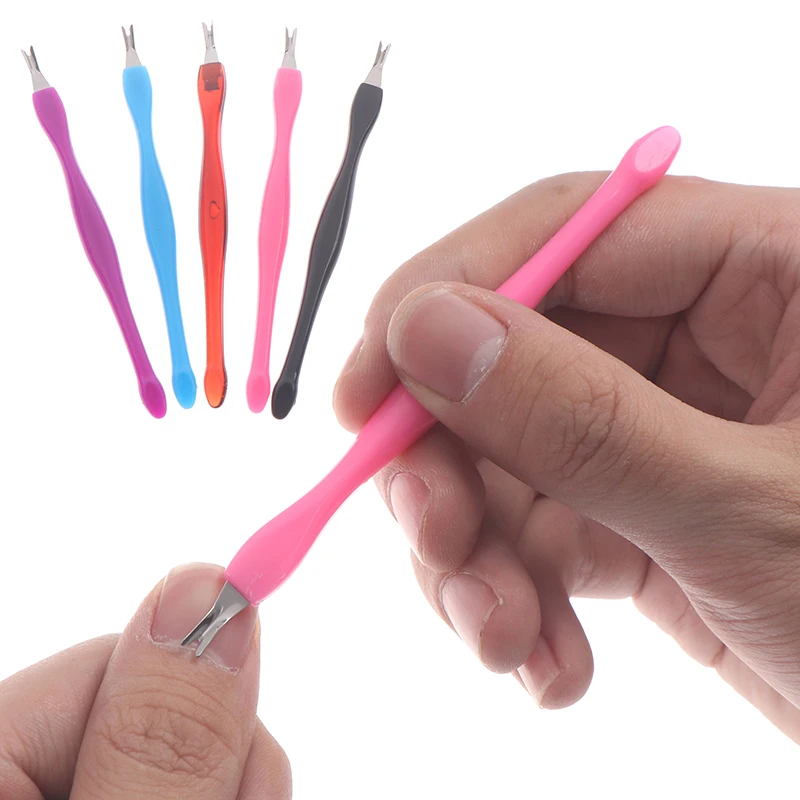 

Вилка для отодвигания кутикулы из нержавеющей стали, 5 шт., вилка для нейл-арта, Маникюрный Инструмент для обрезки омертвевшей кожи, кусачки, ...