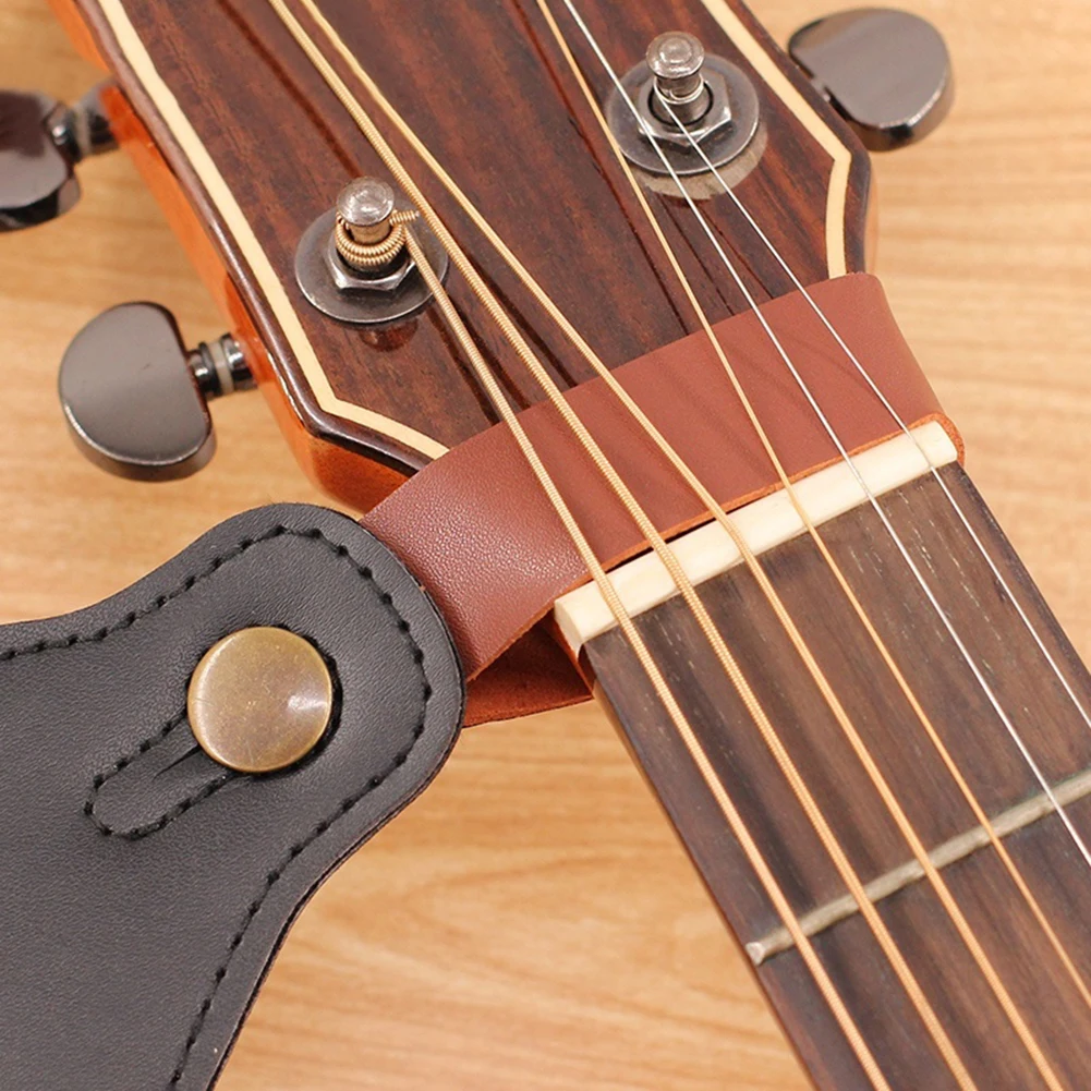 leder strap halter taste gürtel musik liebhaber spielen safe lock elektrische gitarre zubehör für bass ukulele free global shipping