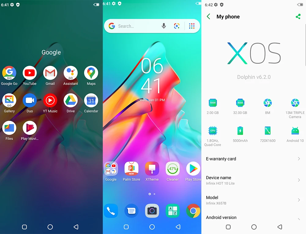 Infinix Hot 10 Lite глобальная версия 2 ГБ 32 смартфон 6 дюймов HD 1600*720P аккумулятор 5000 мАч