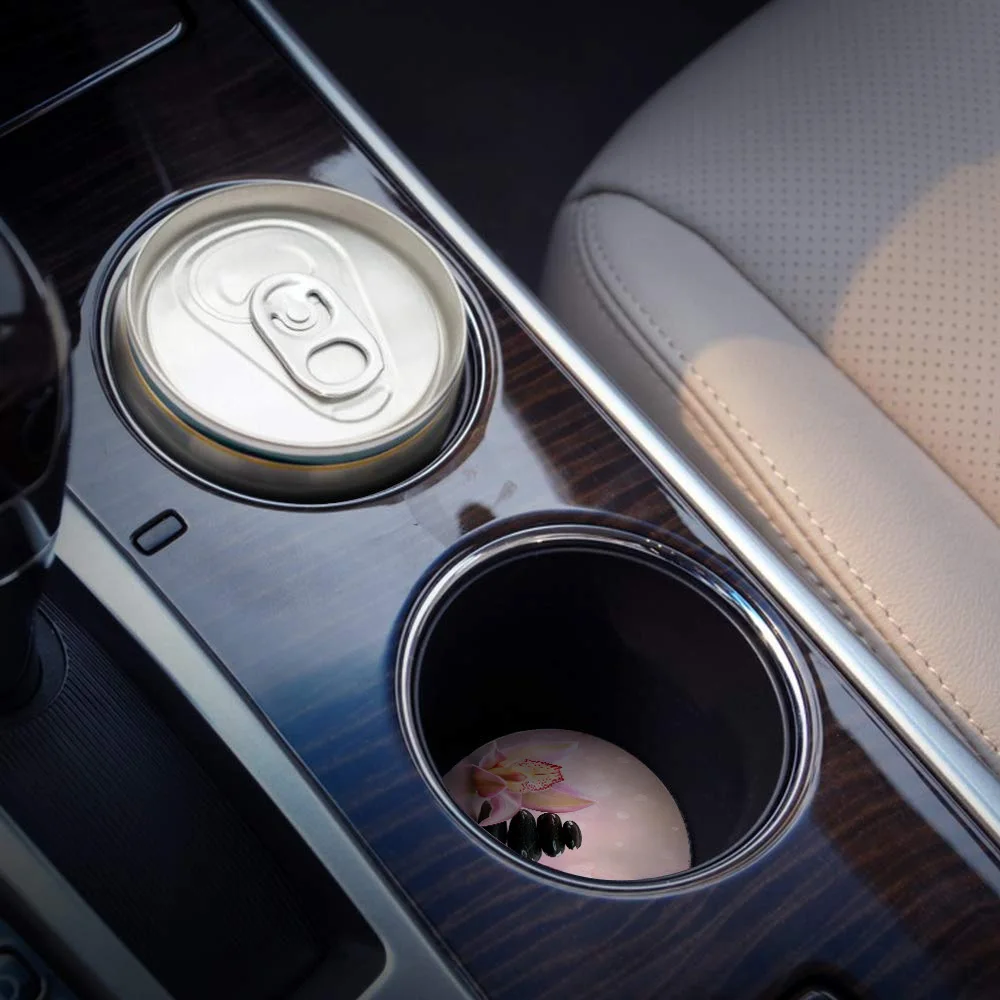 Спа камни цветок маленькие круглые керамические автомобильные подставки набор