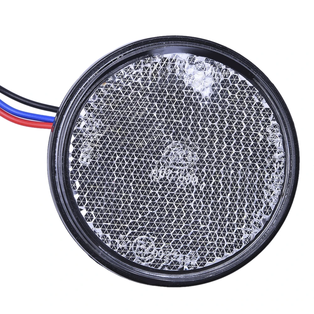 24SMD автомобильные круглые задние фонари ATV светодиодный отражатели боковые сигнальные огни для грузовиков