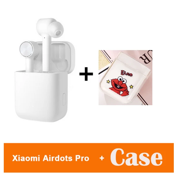 air add type7case Оригинальные Xiaomi Mi Air True беспроводные наушники Airdots TWS Bluetooth 5,0 гарнитура стерео ANC шумоподавление Airdots Pro - Цвет: air add type7case