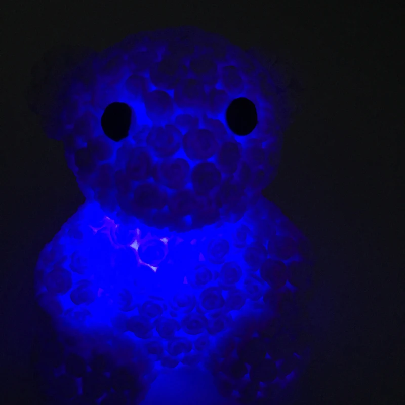 Горячая Распродажа подарок на день Святого Валентина роза плюшевый светящийся