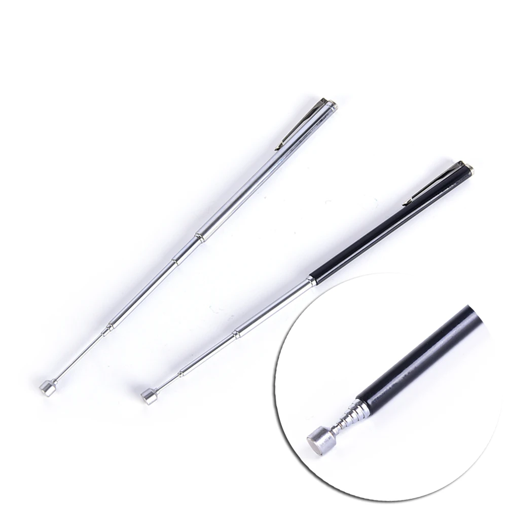 

1pcs Pointer Pen Instrument Baton Section 6 Stainless Steel Telescopic Magic Ballpoint Pen Kindergarten Teacher Teaching Supply