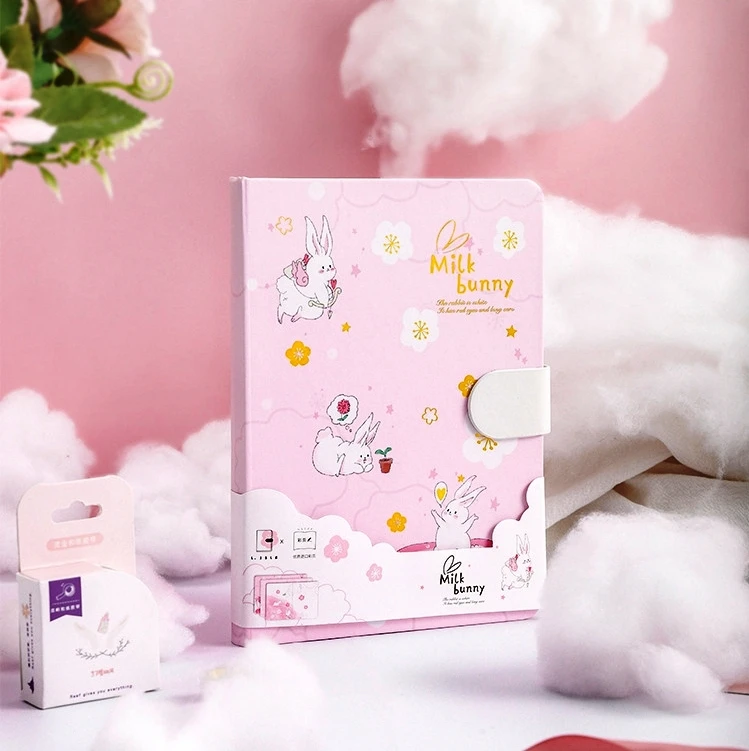 &quotMilk Bunny&quot милый жесткий чехол дневник для девочек красивое Рисование ноутбука
