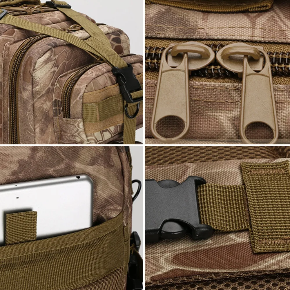 Facecozy Открытый походный военный тактический рюкзак камуфляж 600D нейлоновая