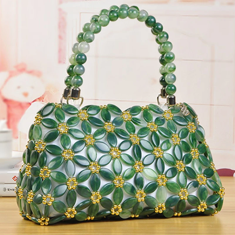 Сумка-Кроссбоди из нефрита с имитацией нефритовых листьев | Багаж и сумки