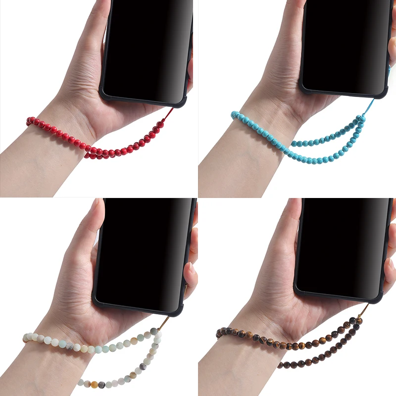 OAIITE натуральный бирюзовый агат Амазонит искусственный ремешок богемный шнур для