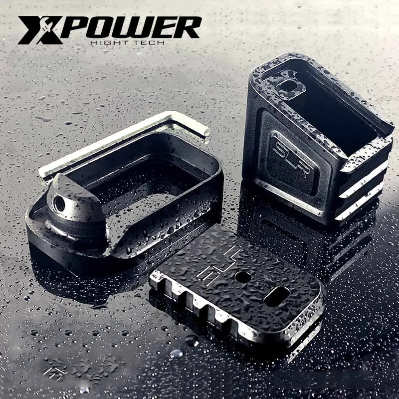 XPOWER SLR Журнал Mag Well Нижняя крышка CNC алюминиевый сплав принадлежности для