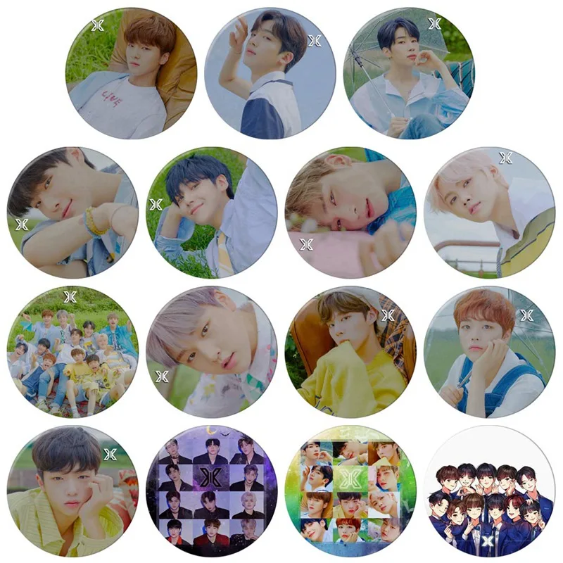 Новая Мода Kpop страй Дети Круглый бейдж для сумки Шляпы Одежда груди булавки