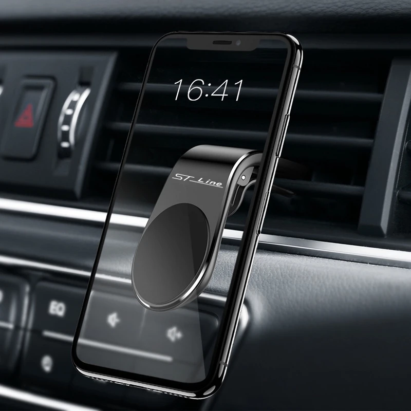 

For Ford Focus mk2 st Vignale / st-line f150 Ventilation Hole Magnetic 360 Degree Rotating Metal Magnetic Car Phone Holder