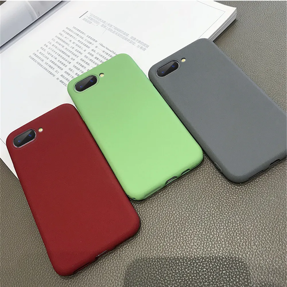 Silicone Soft Phone Case For iPhone 7 8 6 6S Plus Slim Thin Anti Fingerprint Cover X XS Max XR Matte TPU |