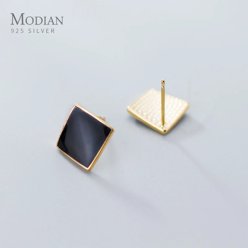 Modian 2020 новый роскошный 925 стерлингового серебра Модный квадратный Форма Эмаль