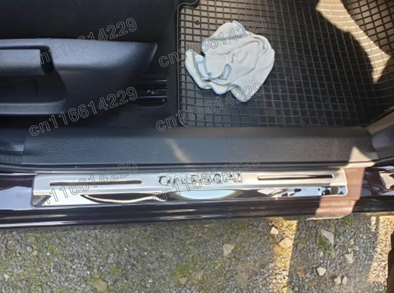 

Автомобильные аксессуары для Nissan Qashqai, Накладка на порог, наклейка на дверные пороги из нержавеющей стали 2007-2019