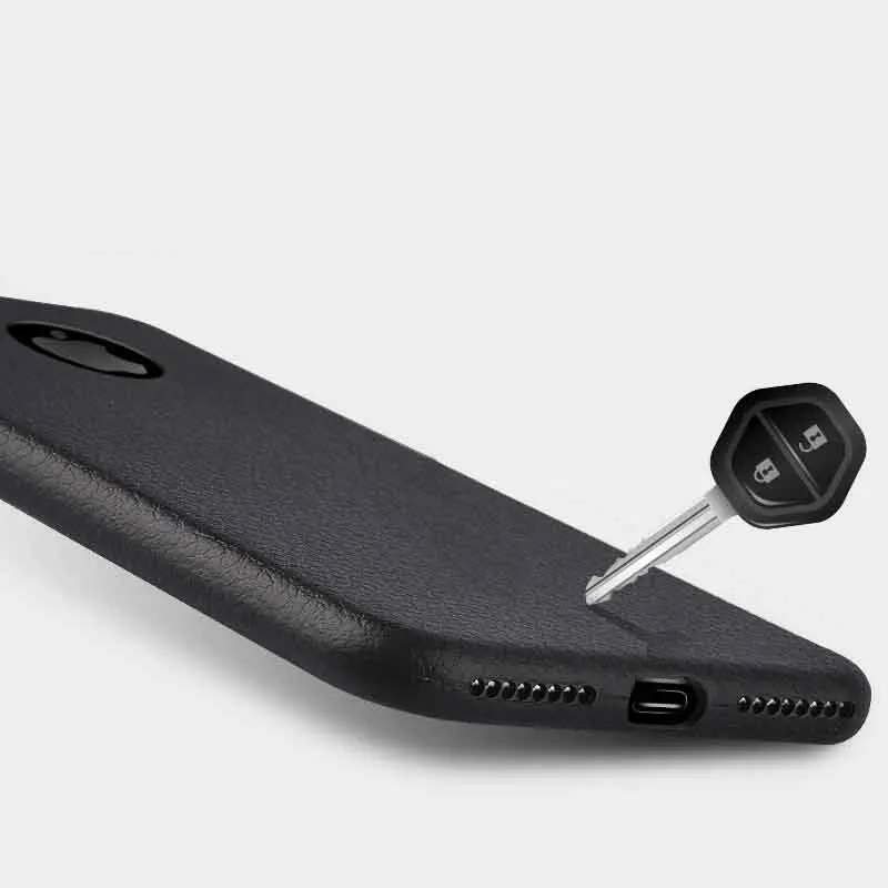 Деловой чехол для телефона iphone xr x xsmax xs кожаный с рисунком apple 7 8 6 s plus Ультратонкий