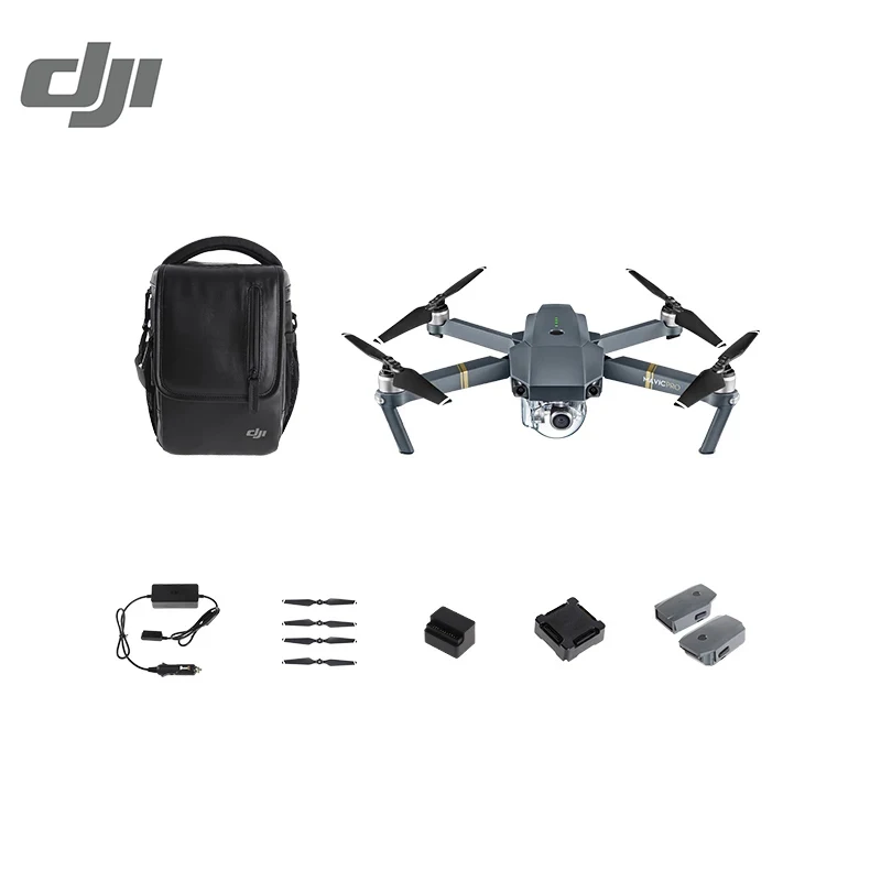 Дрон DJI Mavic Pro Combo радиус 7км камера 4K на трёхосевом подвесе максимальное время