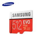 Карта памяти microSD SAMSUNG, 256 ГБ, 32 ГБ, 64 ГБ, 128 ГБ, 512 ГБ, SDHC, SDXC, марка EVO+, класс 10, C10, UHS, карты TF и SD