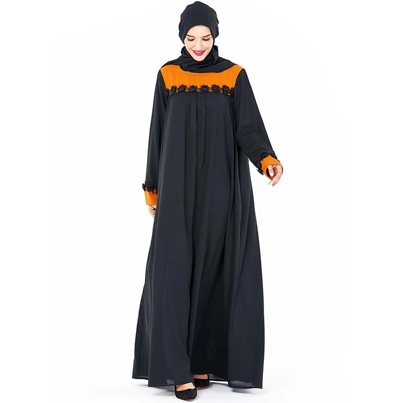 Мусульманское платье арабское турецкое модное большой размер для женщин сшитая
