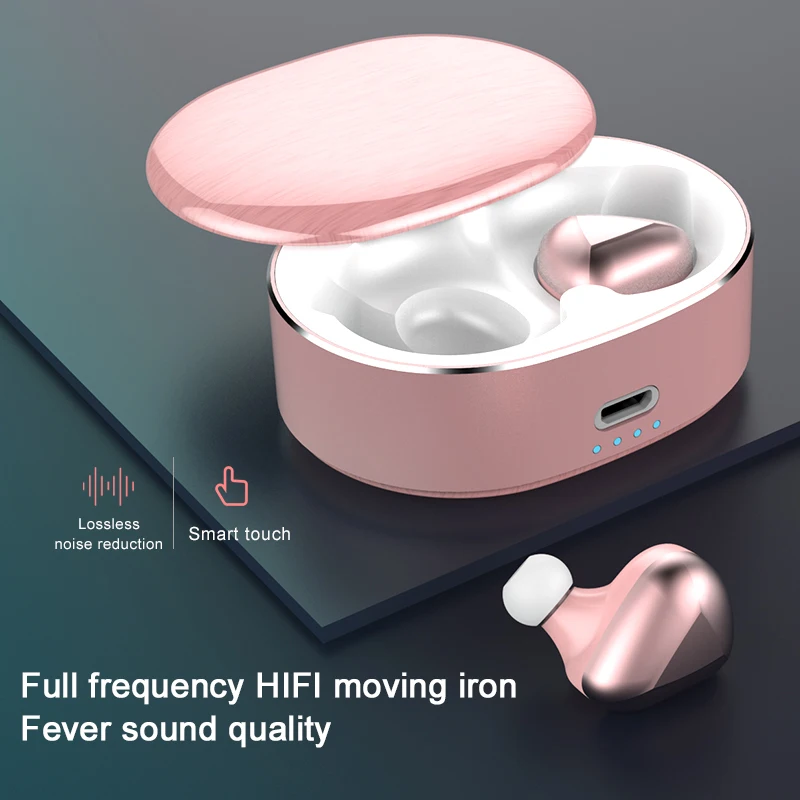 TWS 5 0 Bluetooth гарнитура Беспроводные наушники HIFI мини вкладыши Спортивная Гарнитура