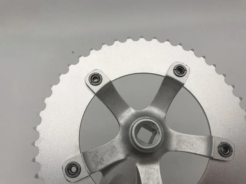 Fixie велосипед Crankset 46T BCD130 biciclet Алюминиевый одиночный скоростной трек шоссейный с