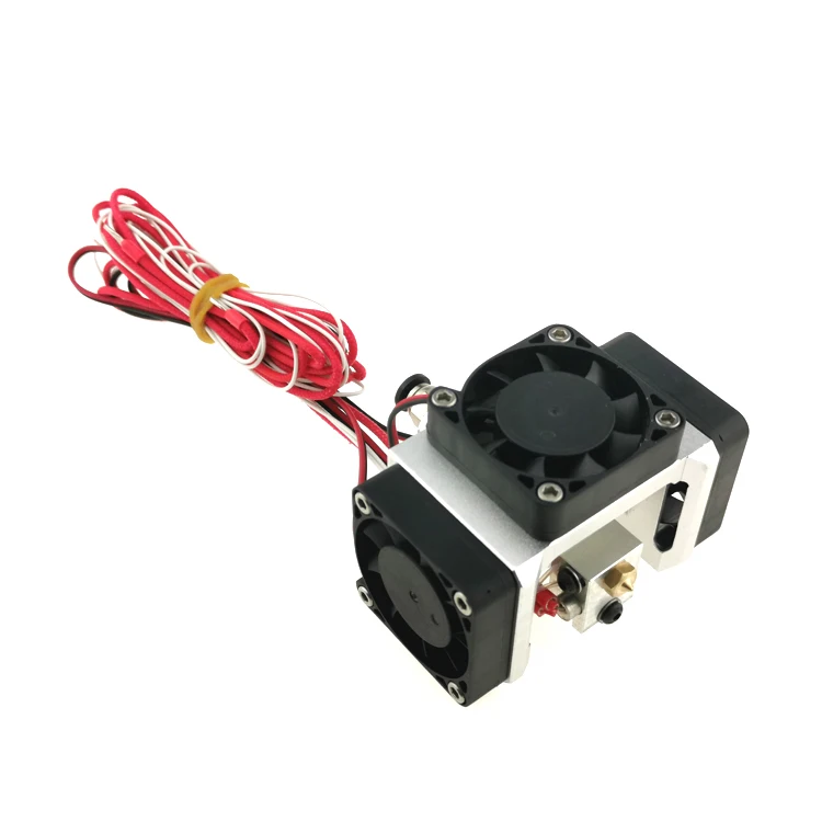 Hotend FUNCORE E3D V6 с цельнометаллической крышкой вентилятора и 3 вентиляторами 4010