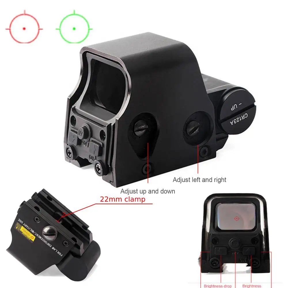 553 голографический прицел с красной и зеленой точкой для охотничьего отражения 20