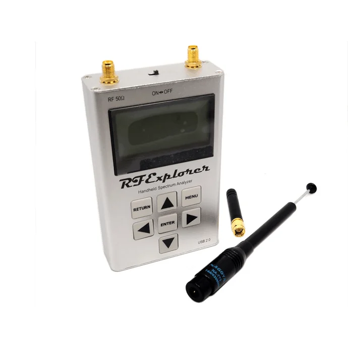 

RF Explorer - 3G Combo 15-2700 MHz Handheld Digital Spectrum Analyzer Includes a Transport EVA Carry Case Pocket Size TES09102P