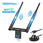 Беспроводной Wi-Fi-адаптер 1200 Мбитс USB3.0 Dongle 2,4G5G, устойчивая сигнальная сеть большого радиуса действия для Windows XP108  7Visa Mac10.6-10,13