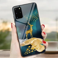 phone case samsung s20 s10 plus for phone cover case tempered glass for note8 9 10 20 plus s8 s9 s10 s20 s20 plus cases soft