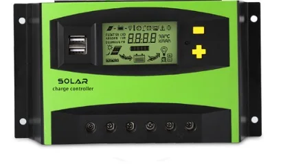 Регулятор заряда солнечной батареи ШИМ солнечное зарядное устройство для