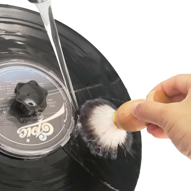 Wood Brush Water Cleaning for LP Record Vinyl | Электроника