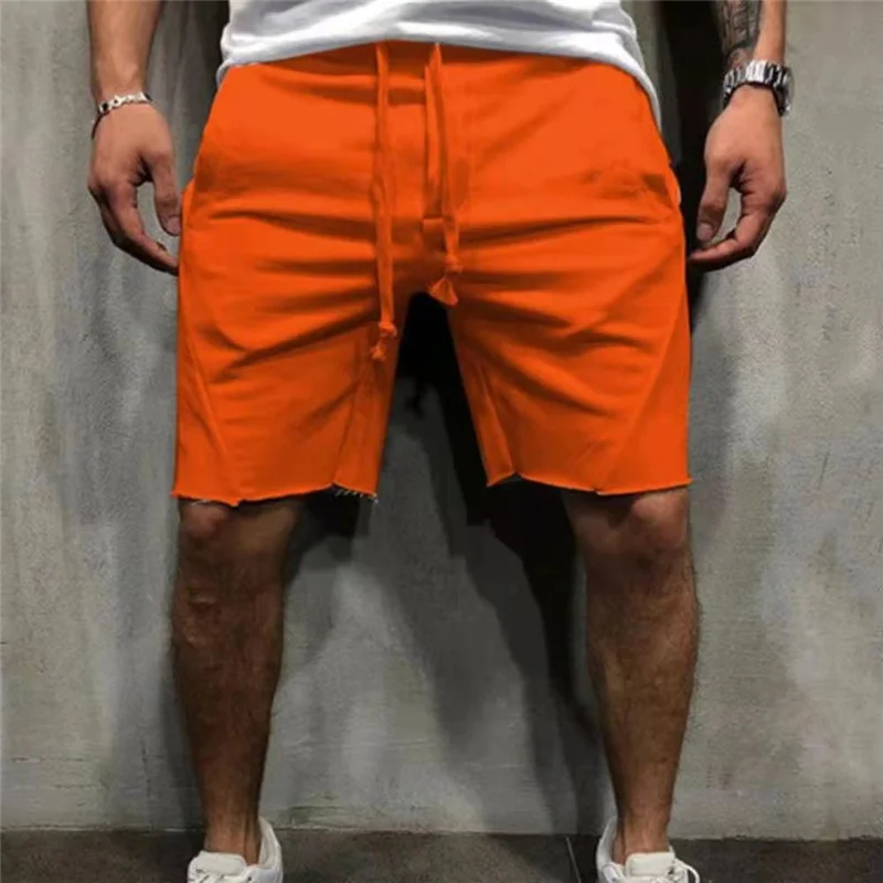 

Men's casual sports pants, thin five-quarter pants, new styles for summer 2021
