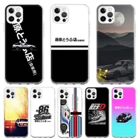 silicone case coque for iphone 13 pro max 11 12 pro xs max x xr 7 8 6 6s plus se 2020 japan initial d ae86 anime jdm cover funda