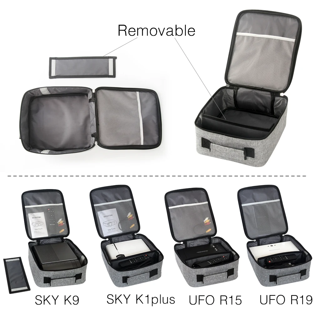 Чехол BYINTEK Projector Luxury дорожная сумка для SKY K1 K2 K7 K9 UFO R19 R15 U20 Pro XGIMI Z6 Z6X Halo MoGo JMGO P2